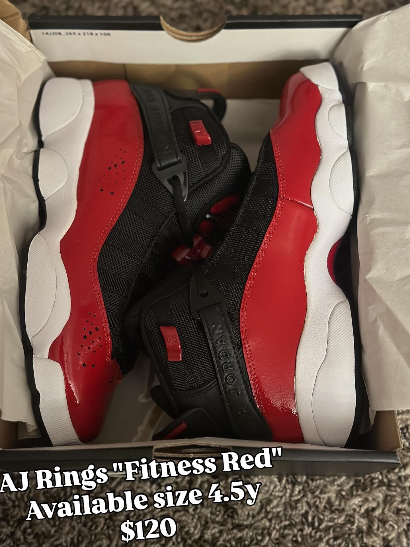 AJ Rings "Fitness Red"