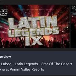Art Laboe Latin Legends Tickets