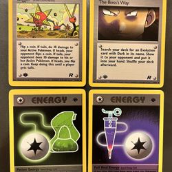 1st Edition Pokemon Team Rocket in Excellent Condition 