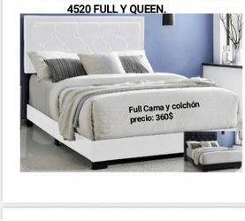 New high-back beds with mattress included