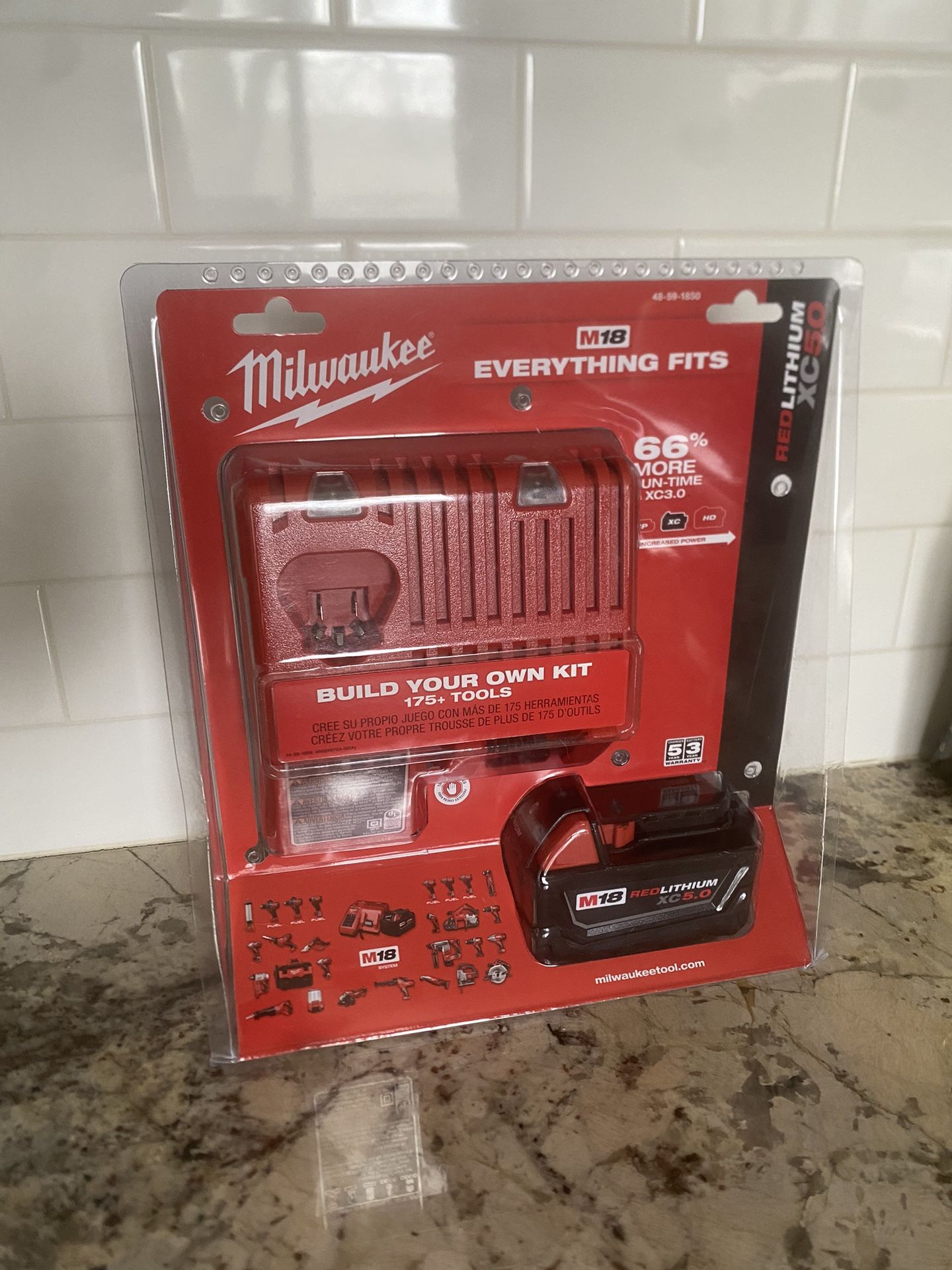 Milwaukee XC 5.0 Battery and Charger