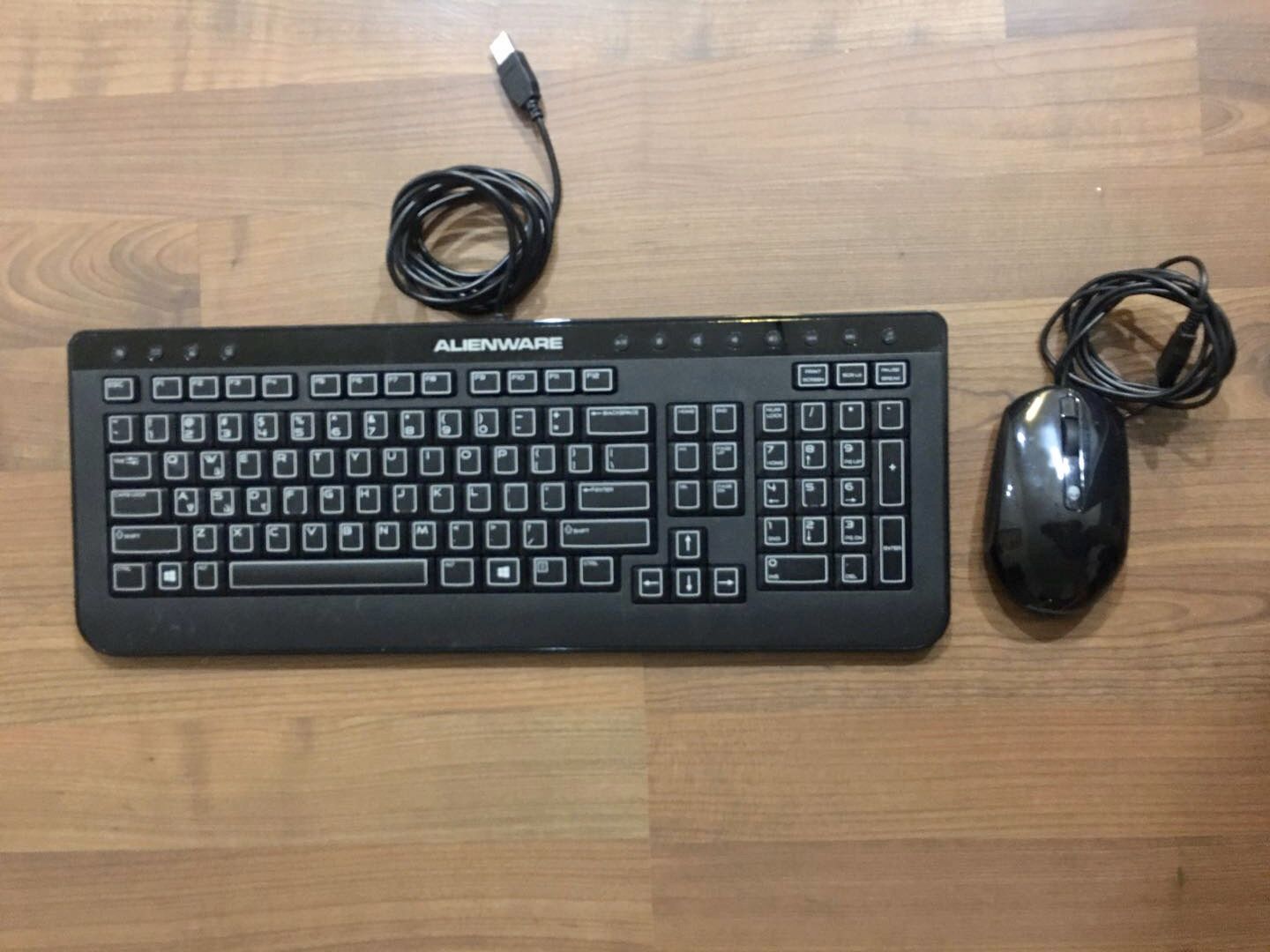 Original Alienware Aurora USB keyboard + mouse combo