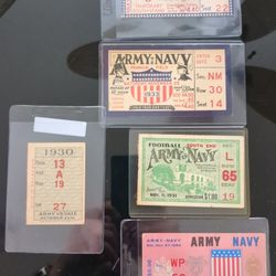 Army Navy Tickets 