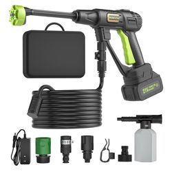 Cordless Pressure Washer, Handheld Portable Battery Cordless Power Washer