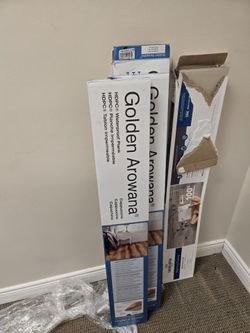 Vinyl planks x 3 boxes for $10