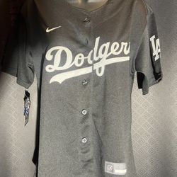 Women Ohtani #17 Nike Los Angeles Dodgers Black Jersey