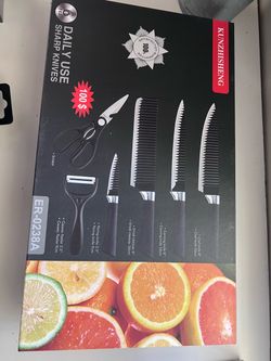 Kunzhisheng 6-Piece Kitchen Knife Set