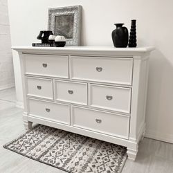 Restored White Dresser 