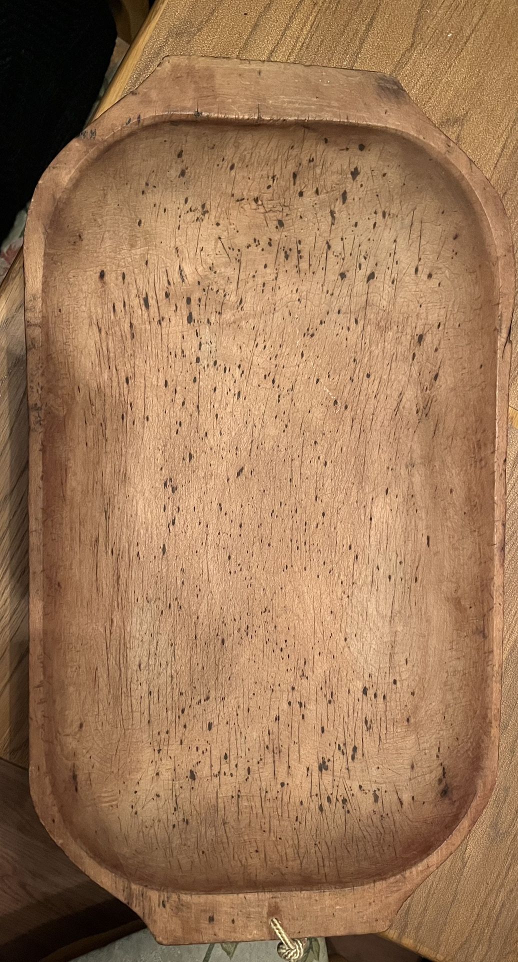 Vintage Wood Dough Bowl