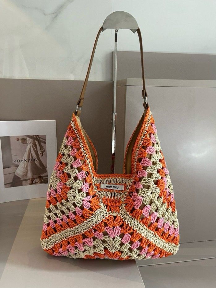 miumiu summer straw bag