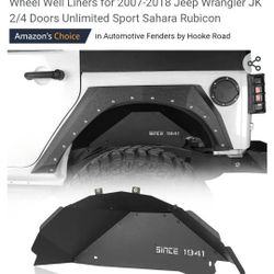 Rear Jeep Inner Fenders