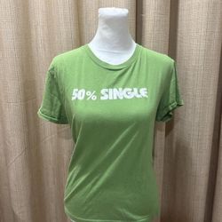 Y2K vintage rare American eagle graphic tee “50% single” 