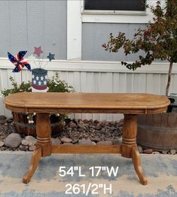 Oak Sofa Table