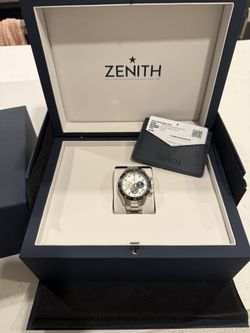 Zenith Chronomaster Sport White Dial w rubber strap