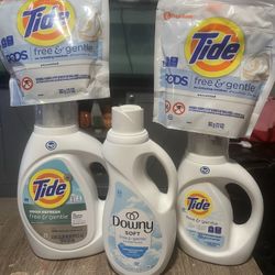 Tide Unscented Laundry Bundle 
