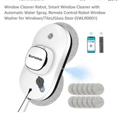 Window Cleaner Robot, Smart Window Cleaner with Automatic Water Spray, Remote Control Robot Window Washer for Windows/Tiles/Glass Door (SWLR0001)