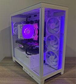 Gaming PC – Ryzen 5 5600 + RTX 2070 8GB + 16GB RAM – RGB White Build