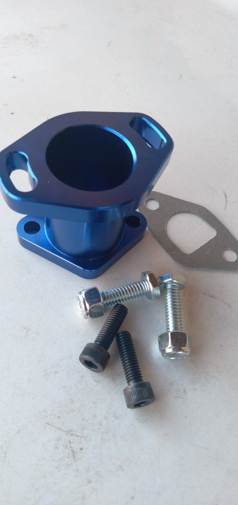 Go Kart / Mini Bike / MiniBike / Go Cart / Predator 212cc Blue Manifold With Gasket & Hardware