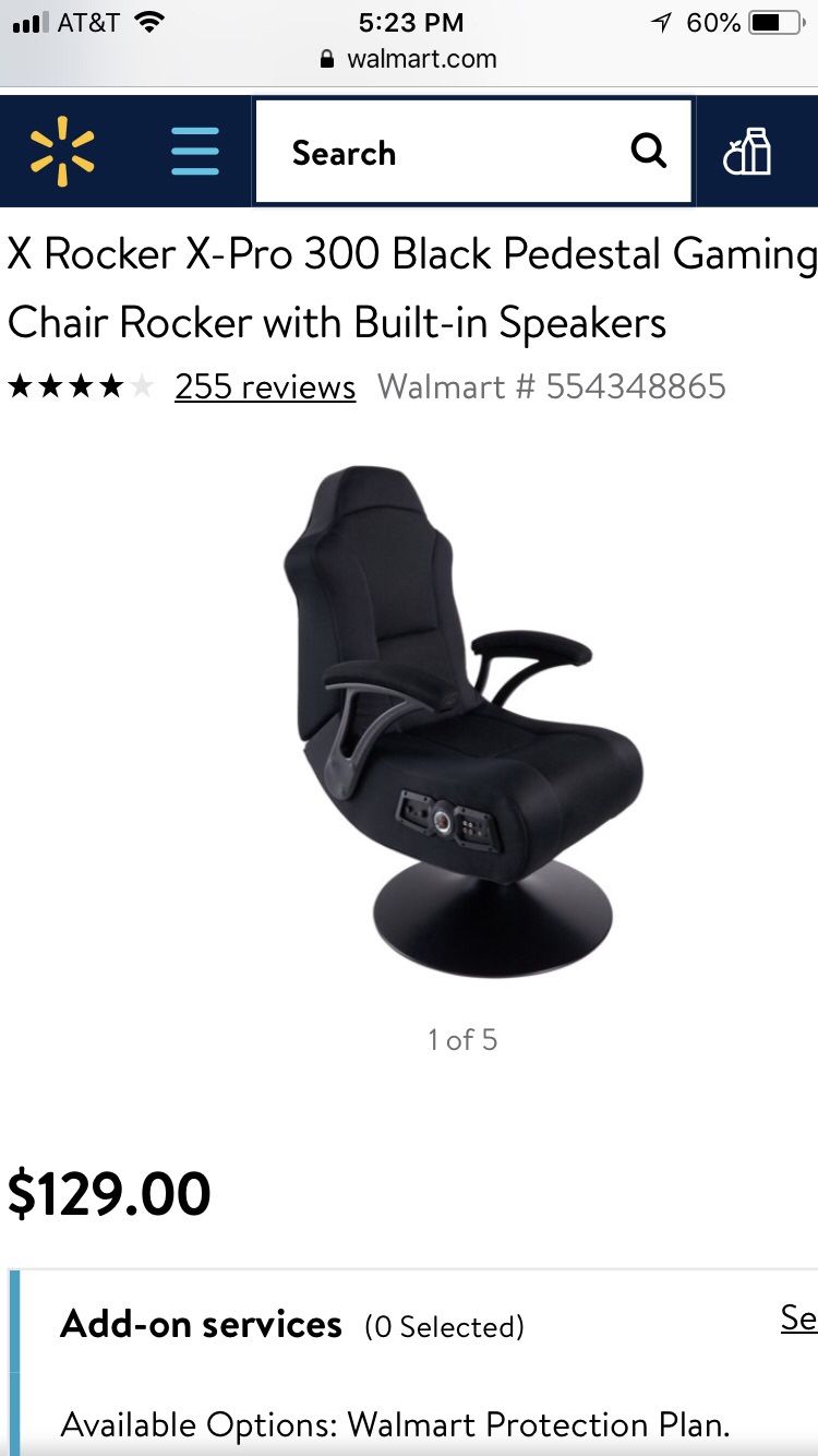 Used gaming chair built in speakers