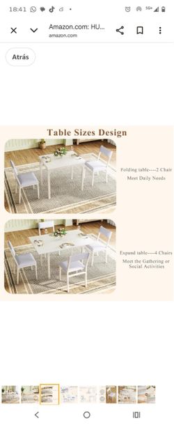 White table And Chairs