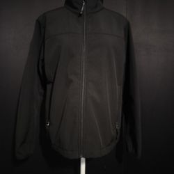 Mens Black Weatherproof Zip Up Jacket (Size M)