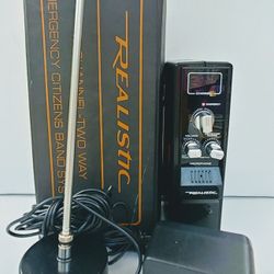 Vintage Realistic 40- Channel Emergency Radio