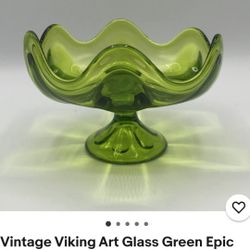 Vintage Green Bowl