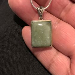 Silver With Real Stone