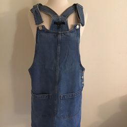 JEAN OVERALL DRESS SIZE SMALL  