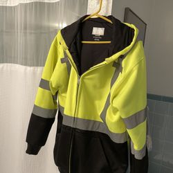 Hivis Soft Shell Full Zip Hoodie 