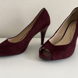 Womens High Heels Size 9.5 Maroon