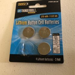 Lithium Button Cell Batteries CR2032