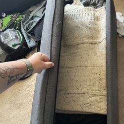 2 Cloth Ottomans