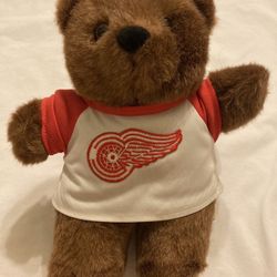 Detroit Red Wings NHL Good Stuff Plush Teddy Bear 1997 6’ Inches . Good Cond