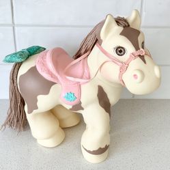 Vintage Hasbro Cabbage Patch Kids Pony W/Harness And Ponytail Bow Lot(3)