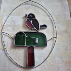 Window Suncatcher H 8", W 5"3/4, Stained Glass 