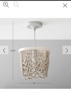 New* Open Box* Draped Bead Flushmount Light