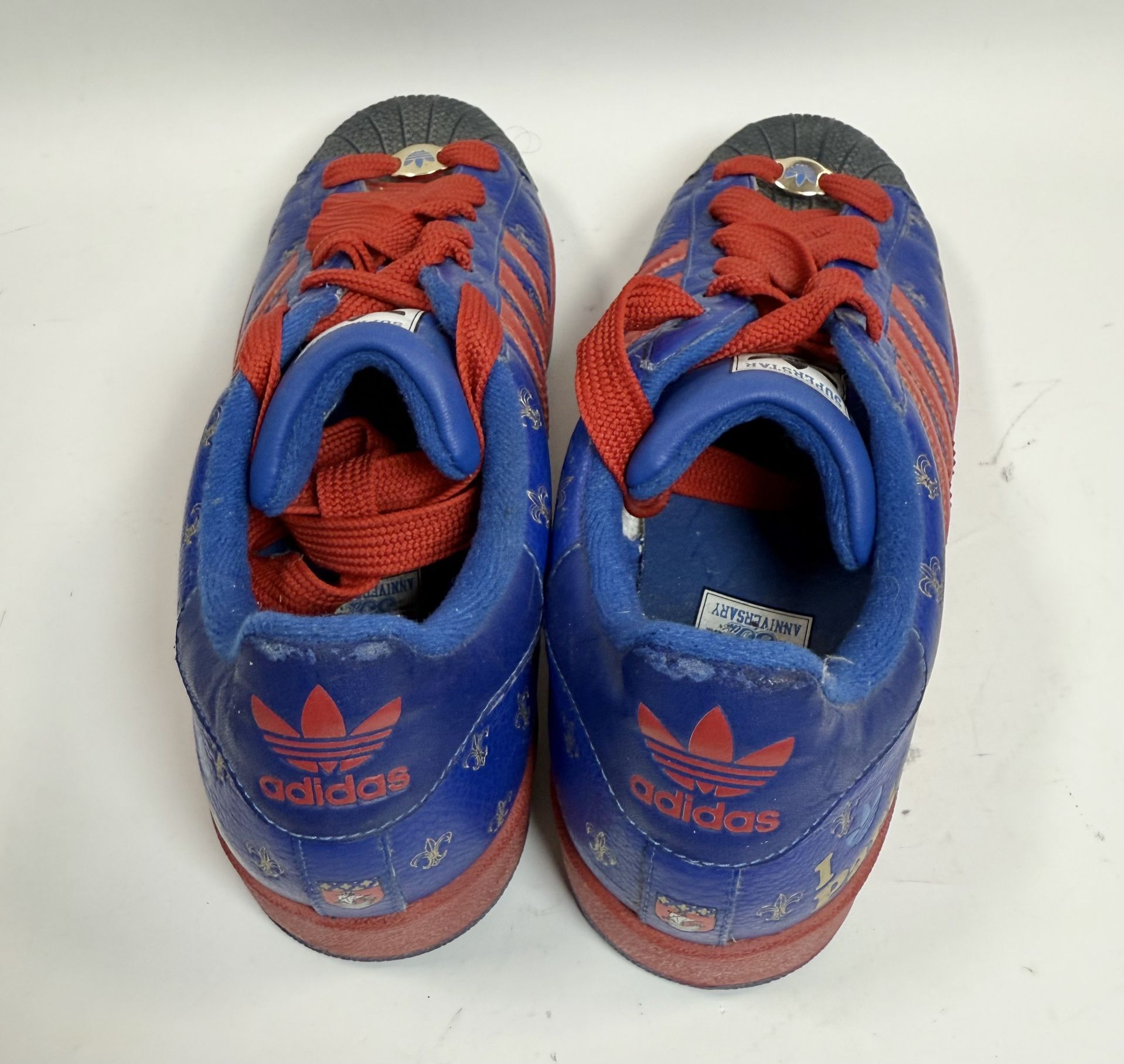 Adidas 2005 35th Anniversary SUPERSTAR 2 CITY 'I Love PARIS' size 8.5 men's  - www.lacanasteria.com.mx