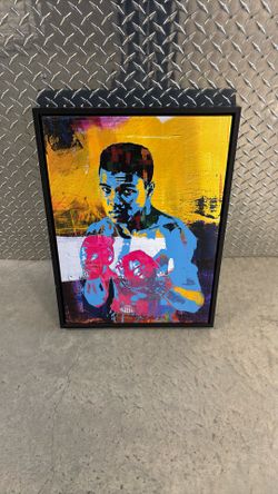 Muhammad Ali Boxing Wall Art – Framed Canvas Print