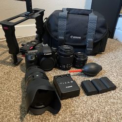 Canon EOS 80D Bundled Videography Set