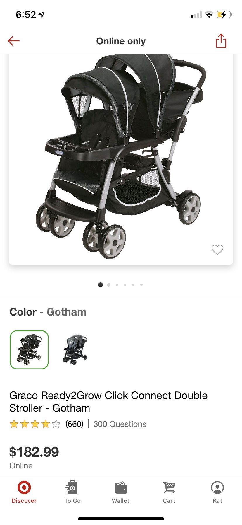 BRAND NEW In Box Graco DUAL stroller