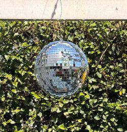 Silver Mirror Disco Ball