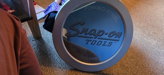 Snap-On Garage Mirror