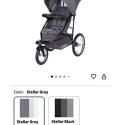New Out Of Box Baby Trend Journey Jogger Stroller Gray 