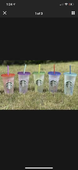 Starbucks Confetti Color Changing Cups