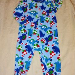 3-6 Months Fleece Sleeper • Faded Glory