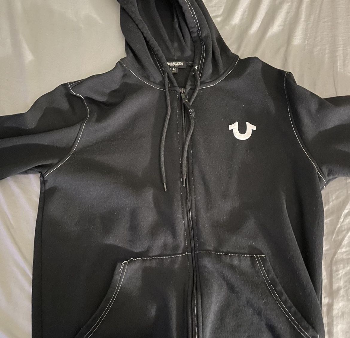 Black The Religion Hoodie /jacket