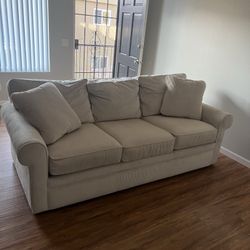 Cream Corduroy Couch