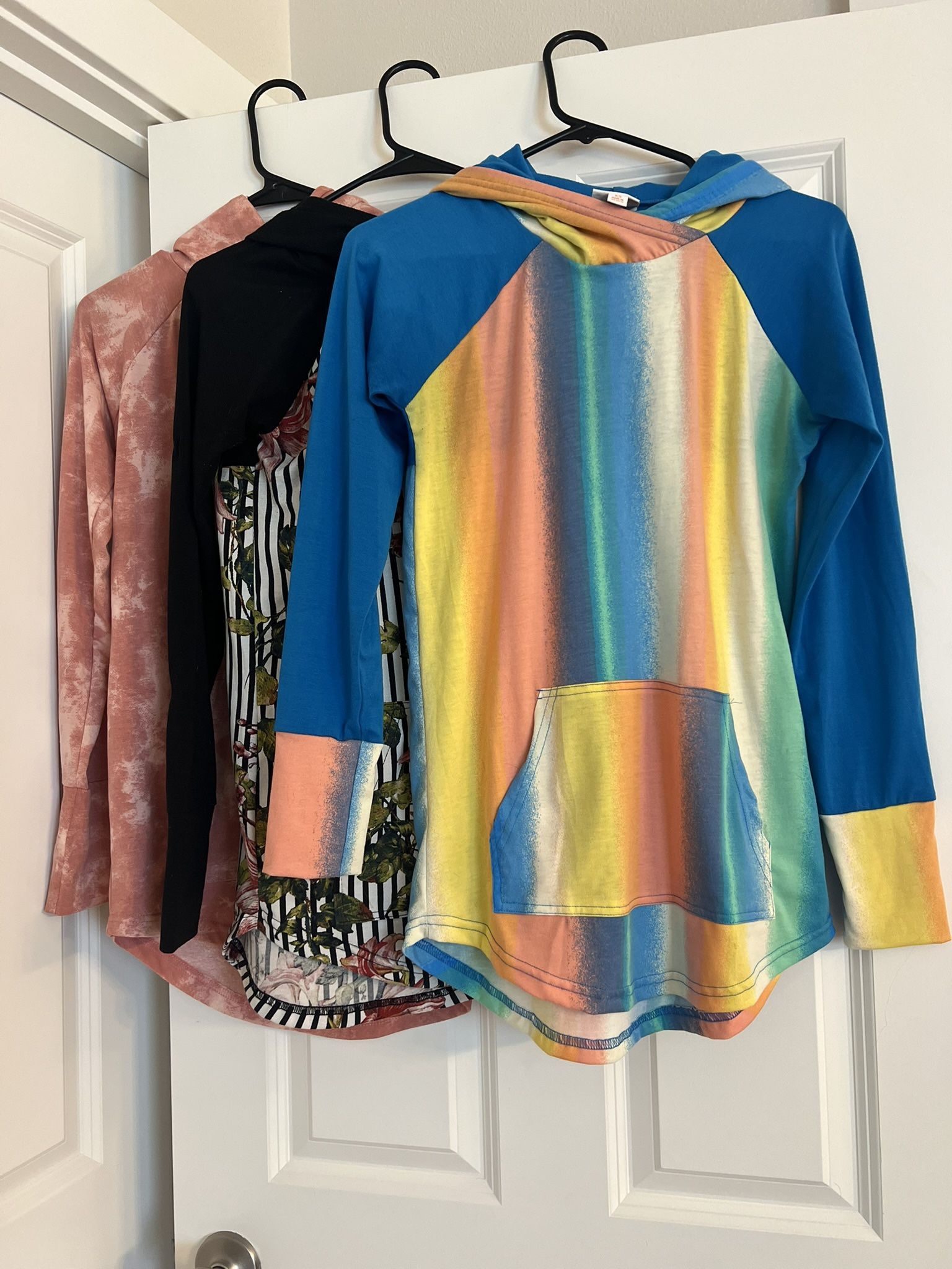 3 Small Lularoe Hoodies