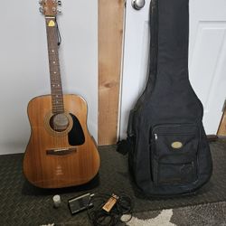 Fender acoustic guitar